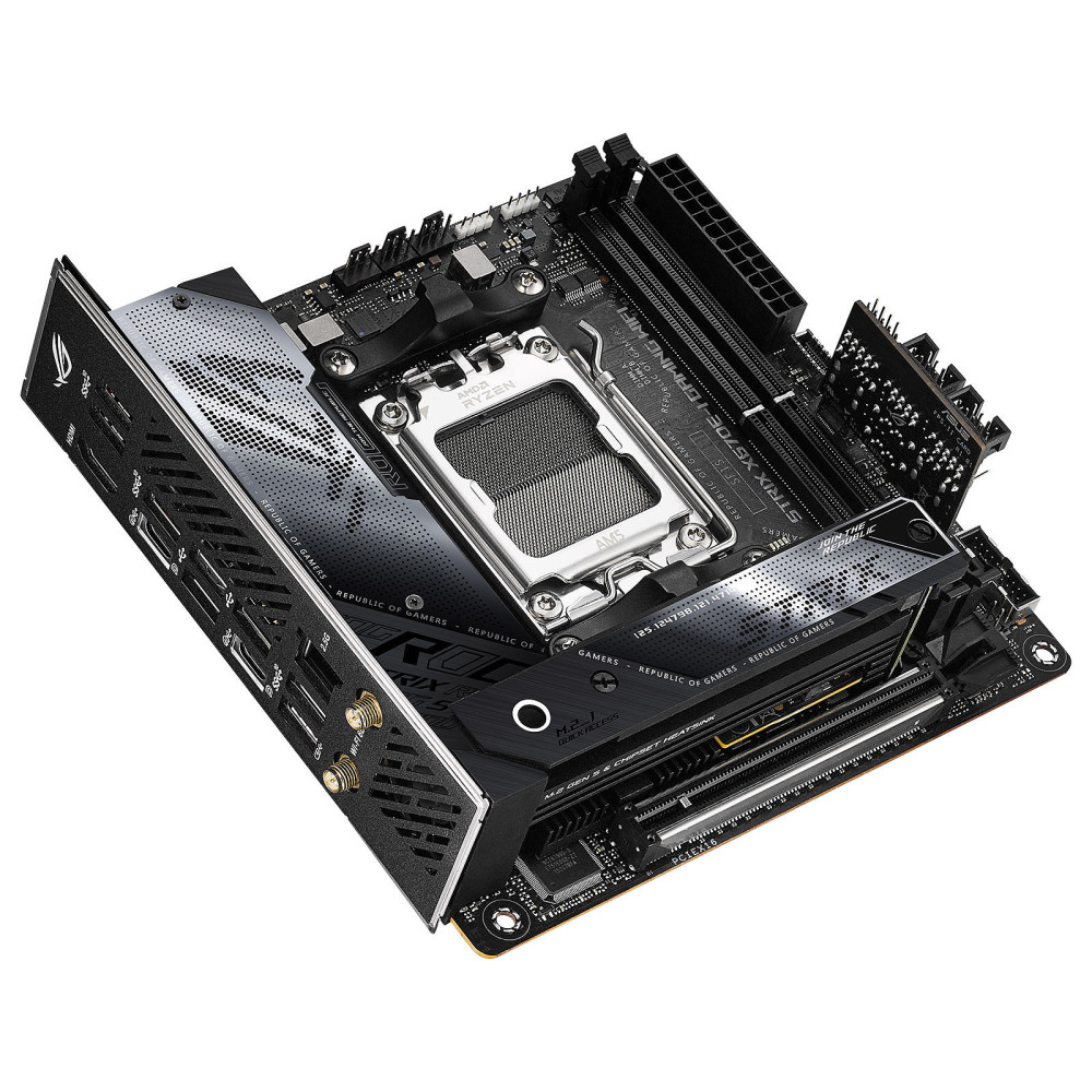 Asus Carte Mère Asus ROG STRIX X670EI GAMING WIFI iTX AM5 DDR5 USB3.2 M.2 Hardware Informatique