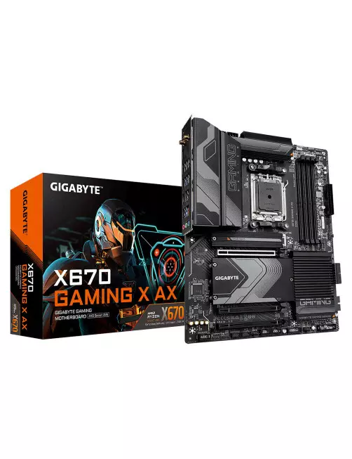 Carte Mère Gigabyte X670 GAMING X AX ATX AM5 DDR5 USB3.2 M.2 WIFI Gigabyte - 1