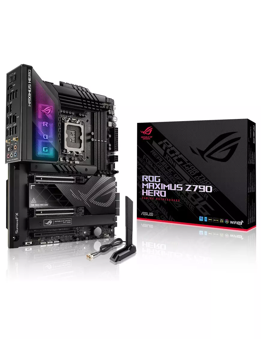 Carte Mère Asus ROG MAXIMUS Z790 HERO ATX 1700 DDR5 WiFi Asus - 1