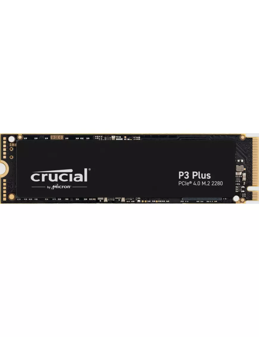SSD 2To Crucial P3 Plus M.2 Type 2280 5000Mo/s 4200Mo/s NVMe PCIe 4.0 Crucial - 1