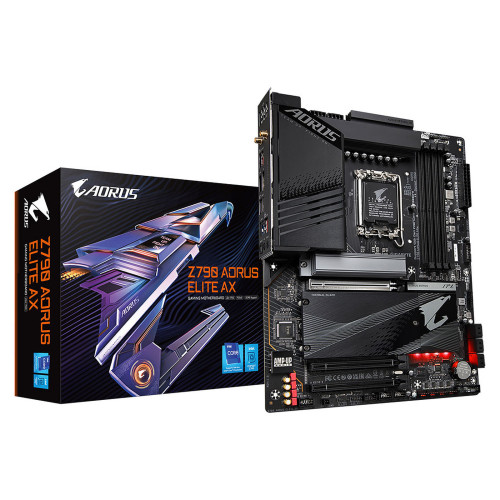 Carte Mère Gigabyte Z790 AORUS ELITE AX ATX 1700 DDR5 USB3.2 Wifi AX Gigabyte - 1