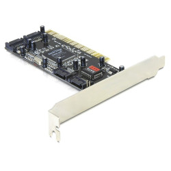 Carte PCI Delock 70154 Raid 0,1 4x SATA 1.5 Gb/s DELOCK - 1