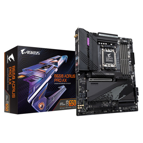 Carte Mère Gigabyte B650 AORUS PRO AX ATX AM5 DDR5 USB3.2 M.2 WIFI Gigabyte - 1 Carte Mère Gigabyte B650 AORUS PRO AX ATX AM5 DDR5 USB3.2 M.2 WIFI Gigabyte - 1