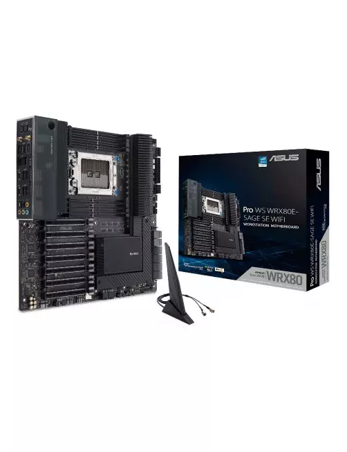 Carte Mère Asus Pro WS WRX80E-SAGE SE WIFI SSI-EEB sWRX8 AMD DDR4 Asus - 1