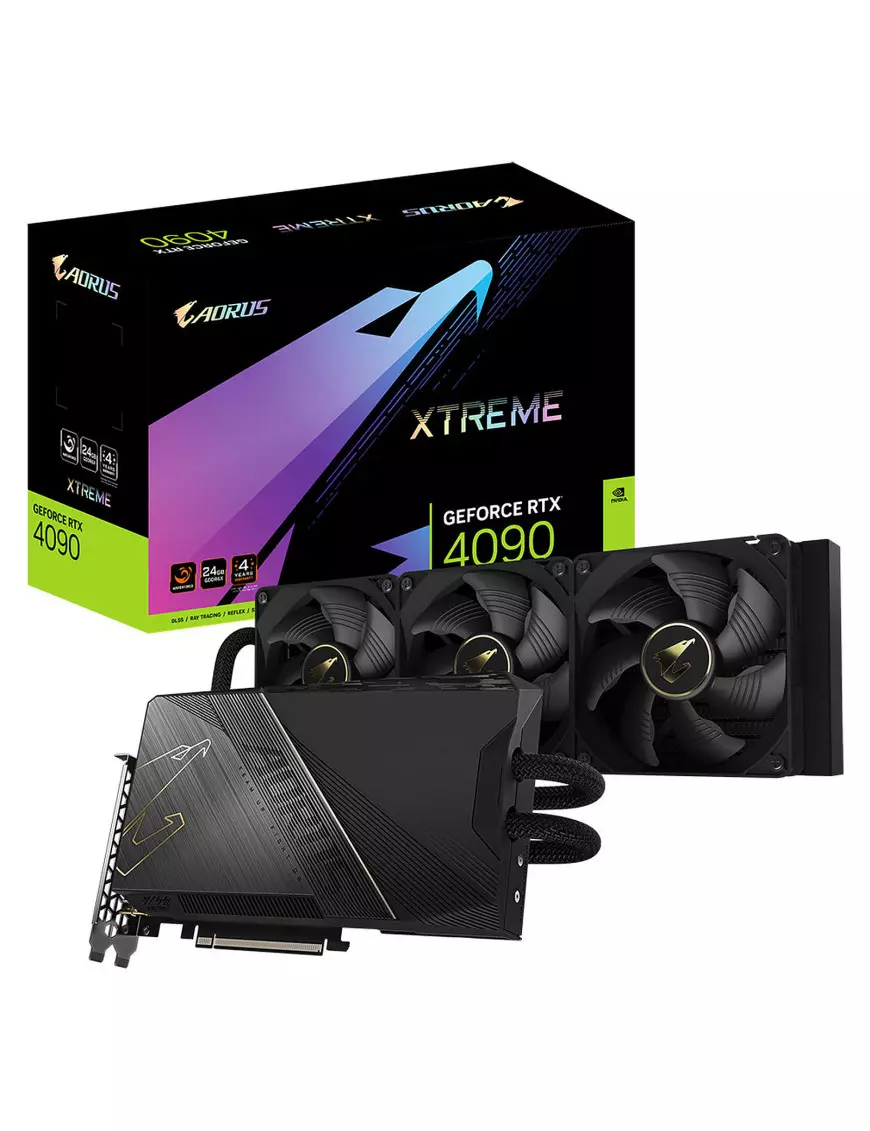 Carte Graphique AORUS RTX 4090 XTREME WATERFORCE 24G Gigabyte - 1