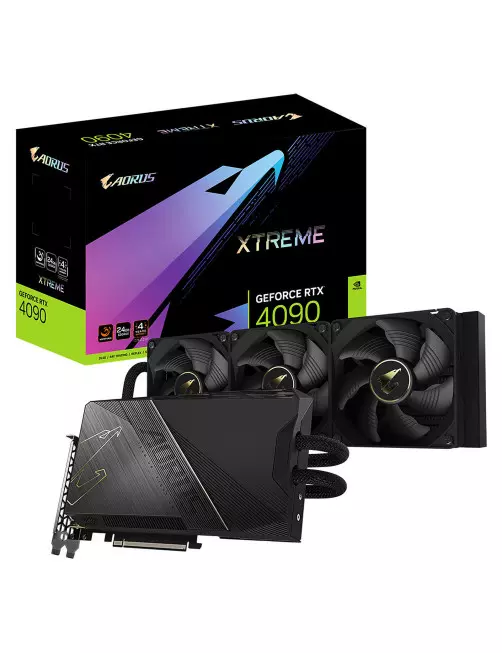 Carte Graphique AORUS RTX 4090 XTREME WATERFORCE 24G Gigabyte - 1 Carte Graphique AORUS RTX 4090 XTREME WATERFORCE 24G Gigabyte - 1