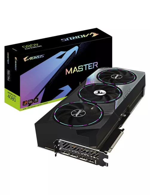 Carte Graphique AORUS RTX 4080 MASTER 16G GV-N4080AORUS M-16GD Gigabyte - 2 Carte Graphique AORUS RTX 4080 MASTER 16G GV-N4080AORUS M-16GD Gigabyte - 2