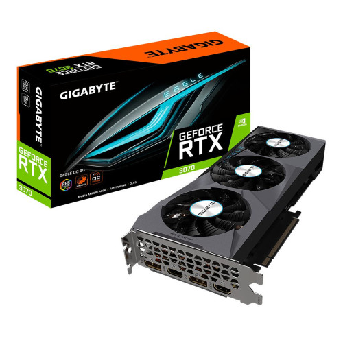 Carte Graphique Gigabyte GV-N3070EAGLE-8GD 2.0 RTX 3070 EAGLE 8G Gigabyte - 1 Carte Graphique Gigabyte GV-N3070EAGLE-8GD 2.0 RTX 3070 EAGLE 8G Gigabyte - 1
