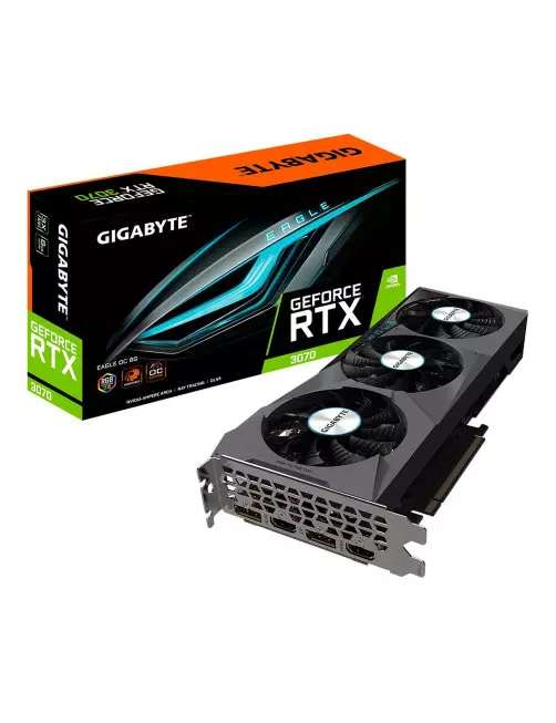 Carte Graphique Gigabyte GV-N3070EAGLE-8GD 2.0 RTX 3070 EAGLE 8G Gigabyte - 1 Carte Graphique Gigabyte GV-N3070EAGLE-8GD 2.0 RTX 3070 EAGLE 8G Gigabyte - 1