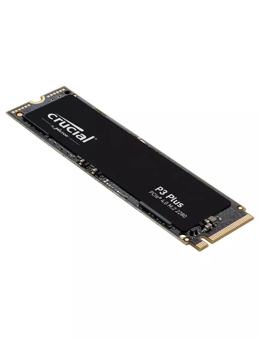 SSD 500Go Crucial P3 Plus M.2 NVMe PCIe 4.0 4700Mo/s 1900Mo/s