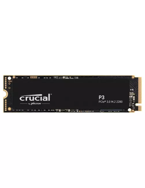 SSD 4To Crucial P3 CT4000P3SSD8 M.2 NVMe PCIe 3.0 3500Mo/s 3000Mo/s Crucial - 1