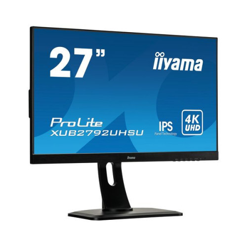 Ecran iiyama 27" ProLite XUB2792UHSU-B1 3840x2160 4K 4ms 75Hz iiyama - 1 Ecran iiyama 27" ProLite XUB2792UHSU-B1 3840x2160 4K 4ms 75Hz iiyama - 1
