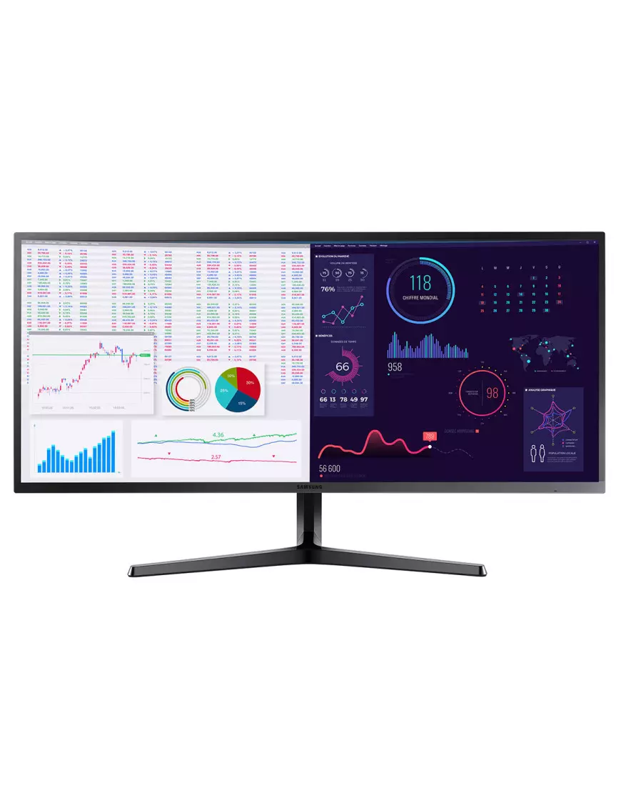 Ecran Samsung S34J550WQR 34" 3440 x1440 75Hz 4ms Samsung - 1