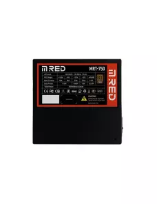 Alimentation M.RED MRT-750 80+ Bronze 750 Watts Noir M.RED - 5