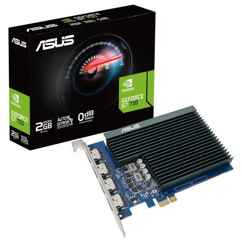 Carte Graphique Asus Geforce GT730 2Go SL 4 ports Hdmi Asus - 1 Carte Graphique Asus Geforce GT730 2Go SL 4 ports Hdmi Asus - 1