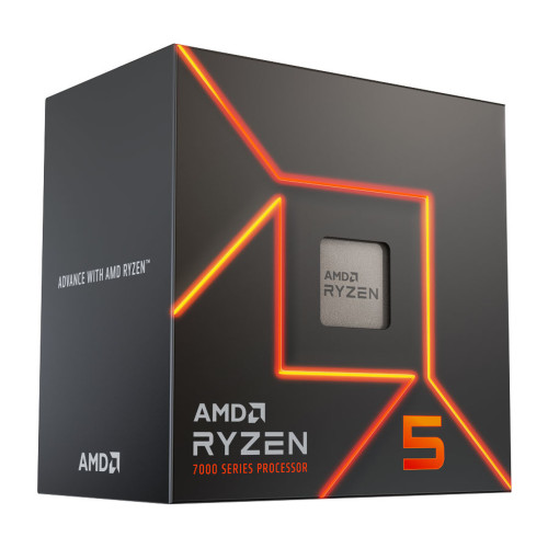 Processeur AMD RYZEN 5 7600 4.0/5.2Ghz 38M 6Core 65W AM5 AMD - 1 Processeur AMD RYZEN 5 7600 4.0/5.2Ghz 38M 6Core 65W AM5 AMD - 1