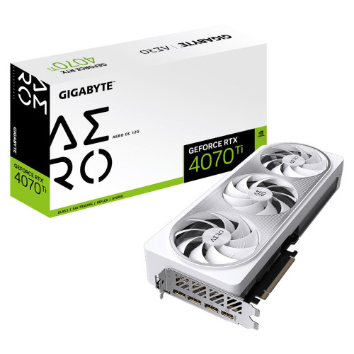Carte Graphique Gigabyte RTX 4070 Ti AERO OC 12G Gigabyte - 1 Carte Graphique Gigabyte RTX 4070 Ti AERO OC 12G Gigabyte - 1