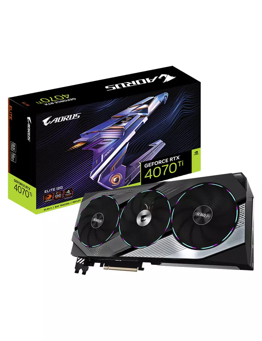 Carte Graphique Gigabyte AORUS RTX 4070 Ti ELITE 12G Gigabyte - 1