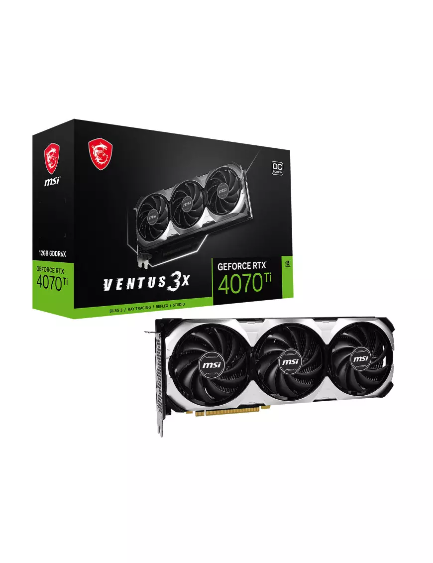 Carte Graphique MSI RTX 4070 Ti VENTUS 3X 12G OC MSI - 1