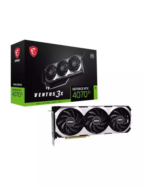 Carte Graphique MSI RTX 4070 Ti VENTUS 3X 12G OC MSI - 1 Carte Graphique MSI RTX 4070 Ti VENTUS 3X 12G OC MSI - 1