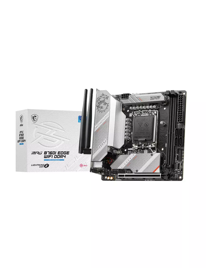 Carte Mère MSI MPG B760I EDGE WIFI DDR4 iTX Socket 1700 MSI - 1