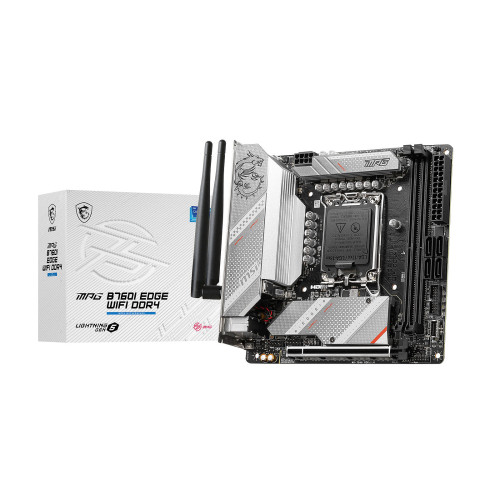 Carte Mère MSI MPG B760I EDGE WIFI DDR4 iTX Socket 1700 MSI - 1 Carte Mère MSI MPG B760I EDGE WIFI DDR4 iTX Socket 1700 MSI - 1