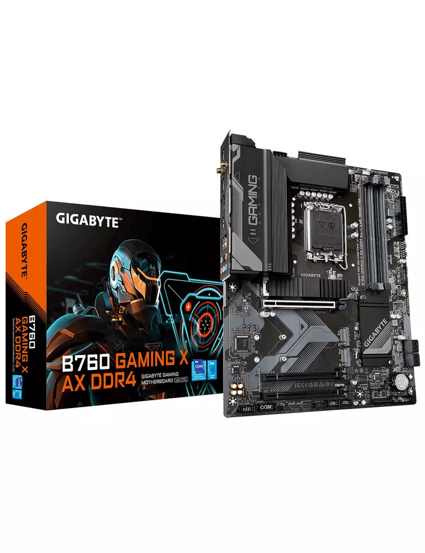 Carte Mère Gigabyte B760 GAMING X AX DDR4 ATX Socket 1700 Gigabyte - 1