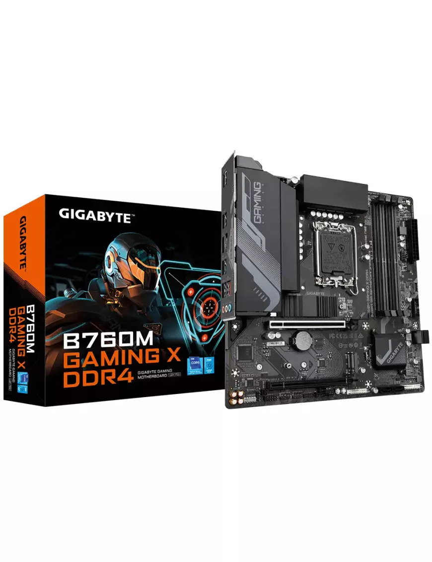 Carte Mère Gigabyte B760M Gaming X DDR4 (Intel LGA 1700) Micro ATX