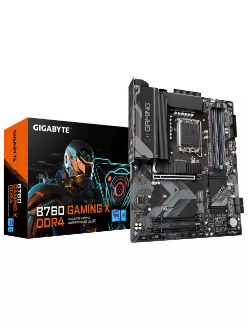 Carte Mère Gigabyte B760 GAMING X DDR4 ATX Socket 1700 Gigabyte - 1 Carte Mère Gigabyte B760 GAMING X DDR4 ATX Socket 1700 Gigabyte - 1