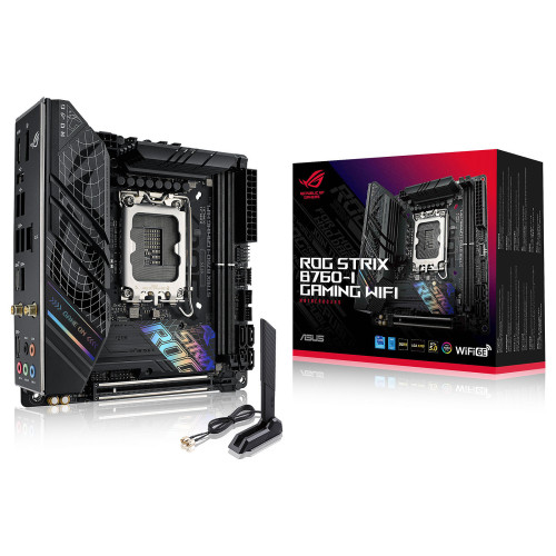Carte Mère Asus ROG STRIX B760-I GAMING WiFi iTX LGA1700 DDR5 Asus - 1 Carte Mère Asus ROG STRIX B760-I GAMING WiFi iTX LGA1700 DDR5 Asus - 1