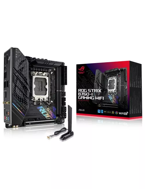 Carte Mère Asus ROG STRIX B760-I GAMING WiFi iTX LGA1700 DDR5 Asus - 1 Carte Mère Asus ROG STRIX B760-I GAMING WiFi iTX LGA1700 DDR5 Asus - 1