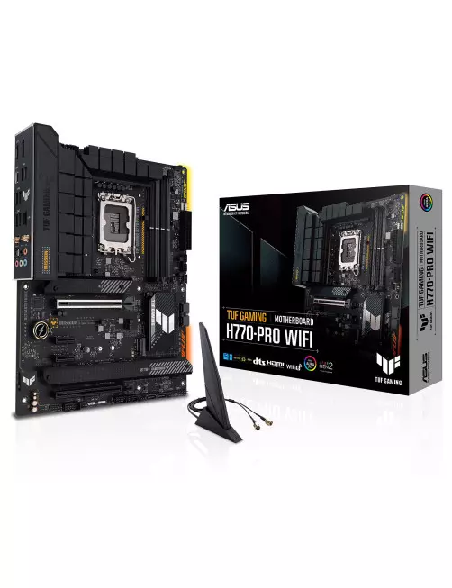Carte Mère Asus TUF GAMING H770-PRO WiFi ATX LGA1700 DDR5 Asus - 1 Carte Mère Asus TUF GAMING H770-PRO WiFi ATX LGA1700 DDR5 Asus - 1