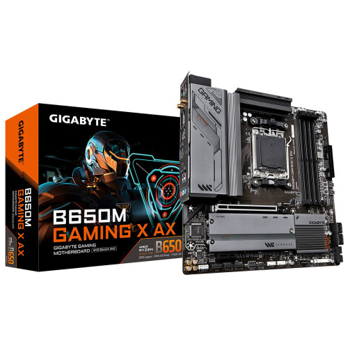 Carte Mère Gigabyte B650M GAMING X AX mATX AM5 DDR5 USB3.2 WIFI Gigabyte - 1 Carte Mère Gigabyte B650M GAMING X AX mATX AM5 DDR5 USB3.2 WIFI Gigabyte - 1