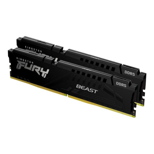DDR5 Kingston FURY Beast Kit 64Go 2x32Go 5600Mhz CL40 Kingston - 1 DDR5 Kingston FURY Beast Kit 64Go 2x32Go 5600Mhz CL40 Kingston - 1