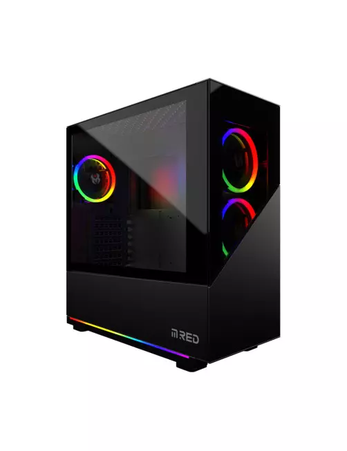 Boitier M.RED Elite Black Rainbow ARGB M.RED - 2 Boitier M.RED Elite Black Rainbow ARGB M.RED - 2