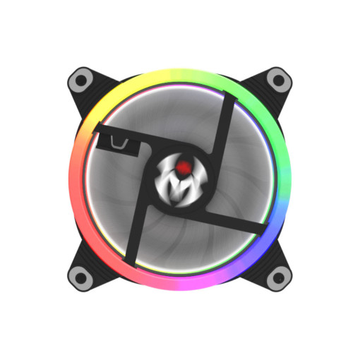 Ventilateur M.RED VAR-12A ARGB Rainbow Double Ring 12cm M.RED - 2 Ventilateur M.RED VAR-12A ARGB Rainbow Double Ring 12cm M.RED - 2