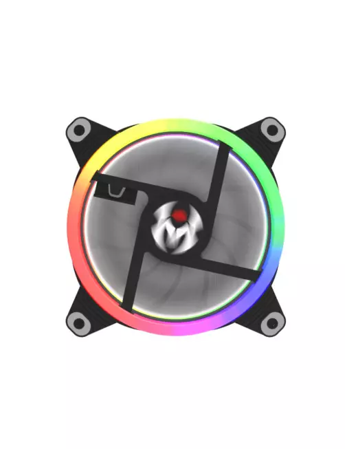 Ventilateur M.RED VAR-12A ARGB Rainbow Double Ring 12cm M.RED - 2 Ventilateur M.RED VAR-12A ARGB Rainbow Double Ring 12cm M.RED - 2