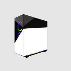 Boitier M.RED Elite White Rainbow ARGB M.RED - 2