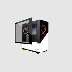 Boitier M.RED Elite White Rainbow ARGB M.RED - 3
