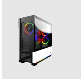 Boitier M.RED Elite White Rainbow ARGB Boitier M.RED Elite White Rainbow ARGB