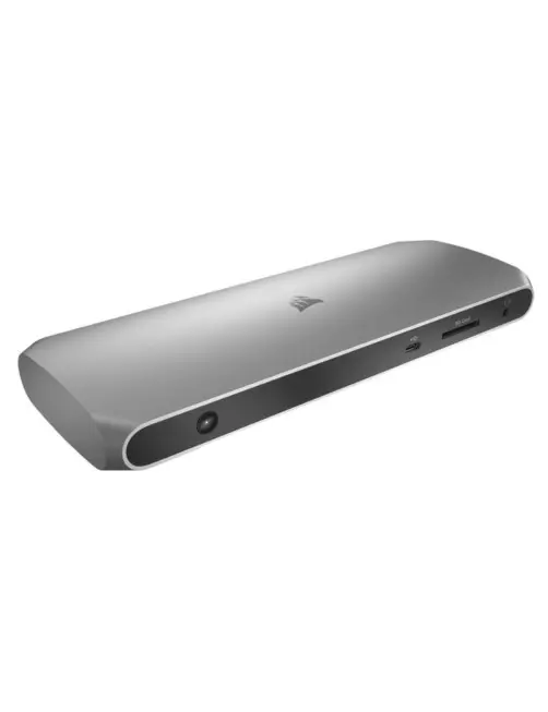 Station d'Accueil Corsair TBT100 Thunderbolt 3 2 sorties 4K PD85W Corsair - 1 Station d'Accueil Corsair TBT100 Thunderbolt 3 2 sorties 4K PD85W Corsair - 1