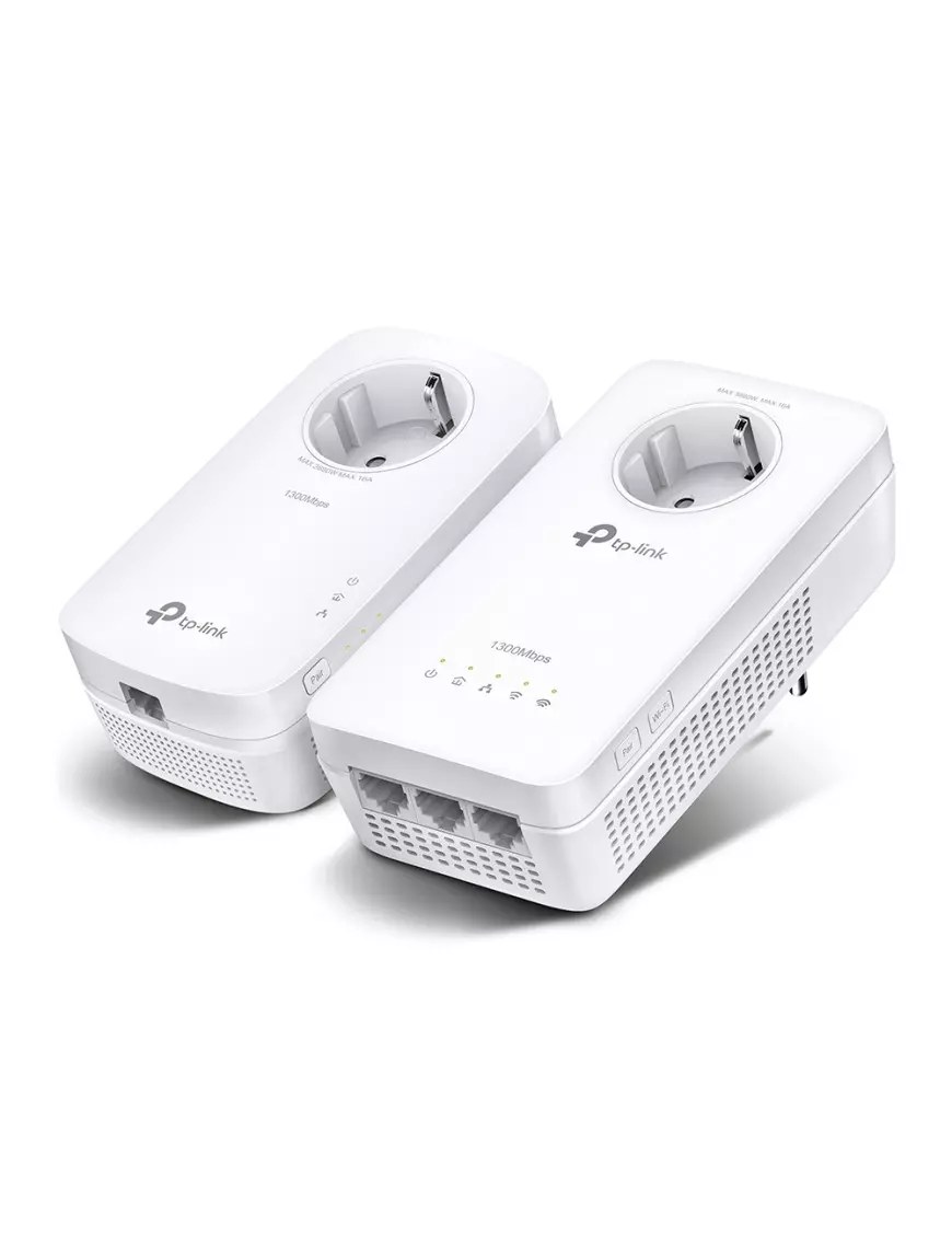 Pack 2x CPL TP-Link RJ45 1300Mbits Wifi AC1200 TL-WPA8631P KIT TP-Link - 1