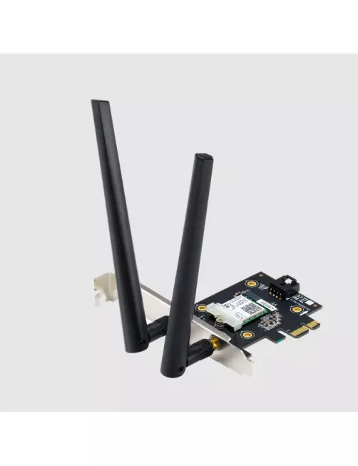 Carte PCI-Express Wifi 6 AX 3000 Bluetooth 5.0 Asus PCE-AX3000 Asus - 1 Carte PCI-Express Wifi 6 AX 3000 Bluetooth 5.0 Asus PCE-AX3000 Asus - 1