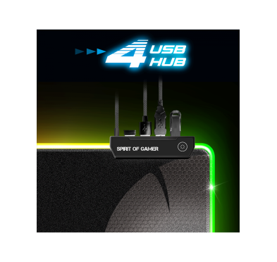 Tapis Spirit Of Gamer DarkSkull XXXL RGB Gaming 900x400x4mm Spirit of Gamer - 5
