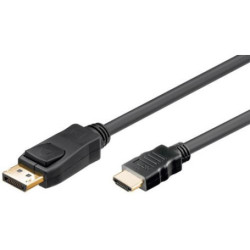 Cable DisplayPort 1.2 vers HDMI 2.0 M/M 3m 4k 60Hz Générique - 1