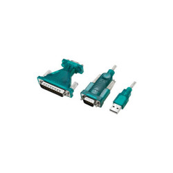 Adaptateur LogiLink UA0042B USB vers DB9 ou DB25 (RS232 9/25 broches) LogiLink - 1