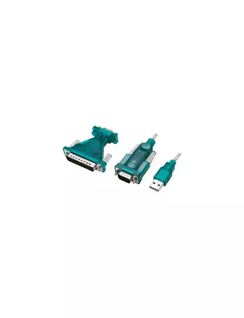 Adaptateur LogiLink UA0042B USB vers DB9 ou DB25 (RS232 9/25 broches) LogiLink - 1