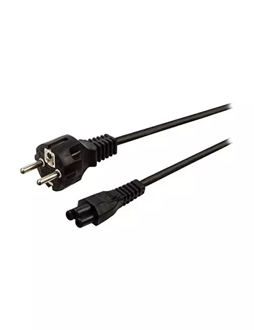 Cable Alimentation PC 220V Trèfle 3m Générique - 1