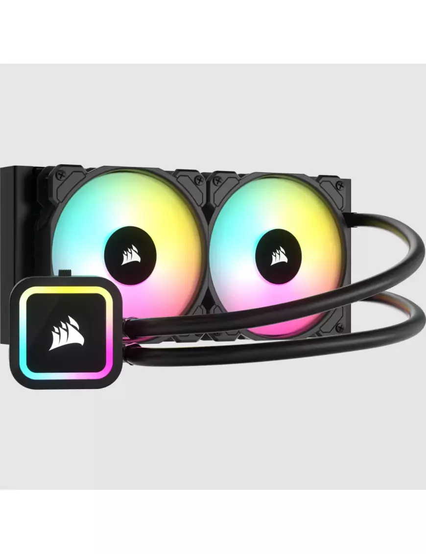 Kit WaterCooling Corsair iCUE H100x RGB ELITE Noir 240mm Corsair - 1