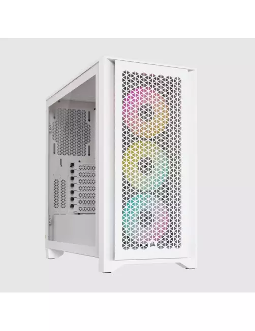 Boitier Corsair iCUE 4000D RGB Airflow Blanc Corsair - 1 Boitier Corsair iCUE 4000D RGB Airflow Blanc Corsair - 1